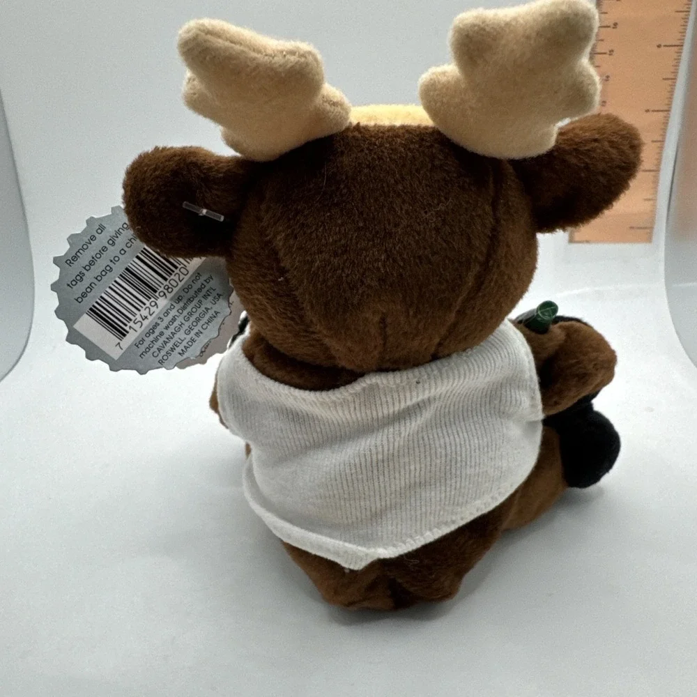 Coca-Cola Collectible Brand (1998) Reindeer Bean Bag Plush #0133 X-mas